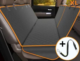 🐶 Dog Truck Seat Covers for Back Seat Waterproof Truck Dog Hammock with Split Zipper Scratch Proof XL