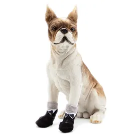 A99 PS047 4 Pcs Anti-Slip Pet Dog Cat Socks / Paw Protector / Traction Control for Indoor Wear, Knitted Pet Dog Cat Socks