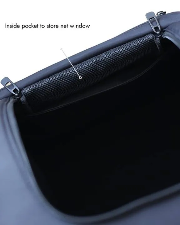 Adventure Awaits Black Pet Backpack
