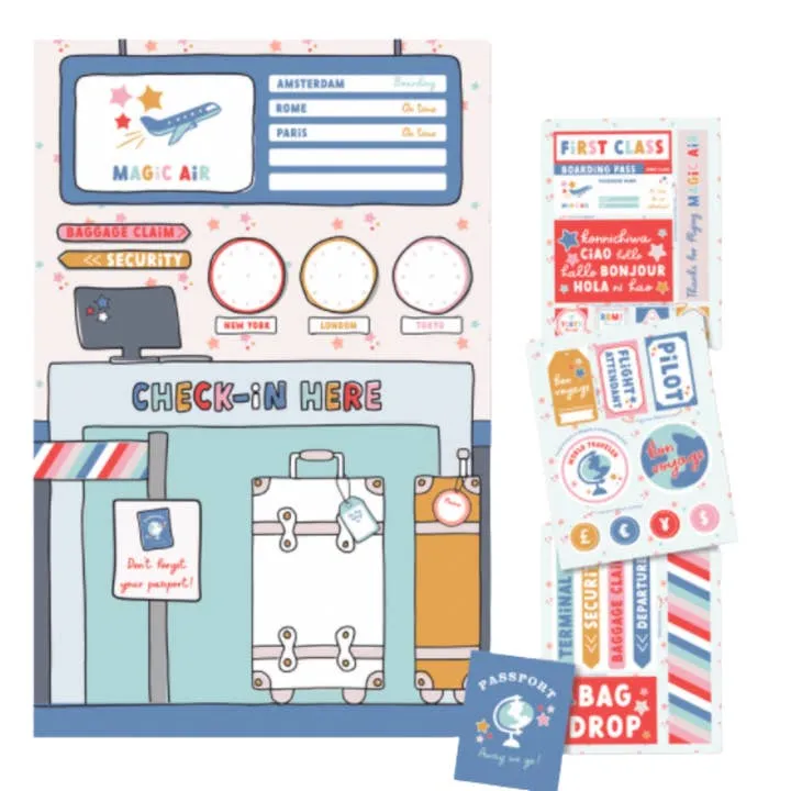 Airport Inspired Play Kit by MagicPlaybook