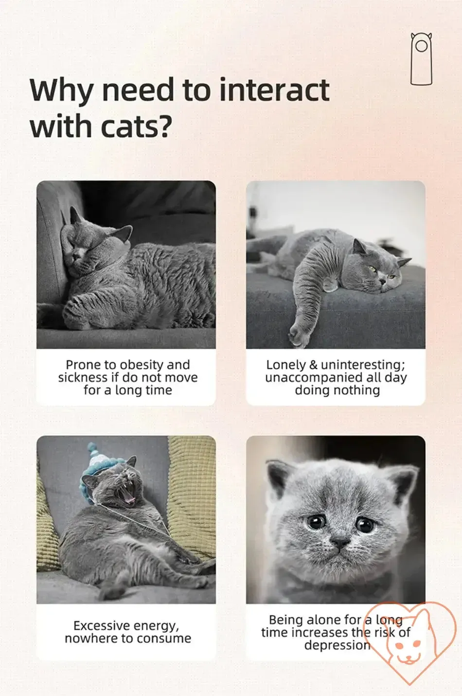 Automatic Cat LED Laser Toy – Handheld & Interactive