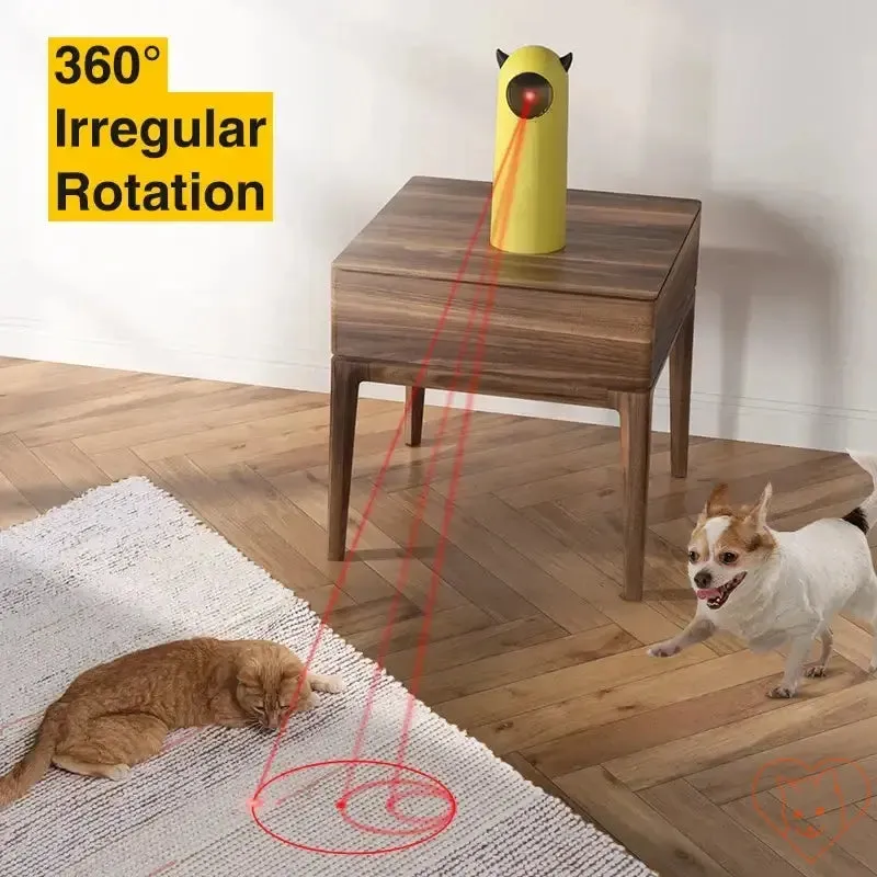 Automatic Cat LED Laser Toy – Handheld & Interactive