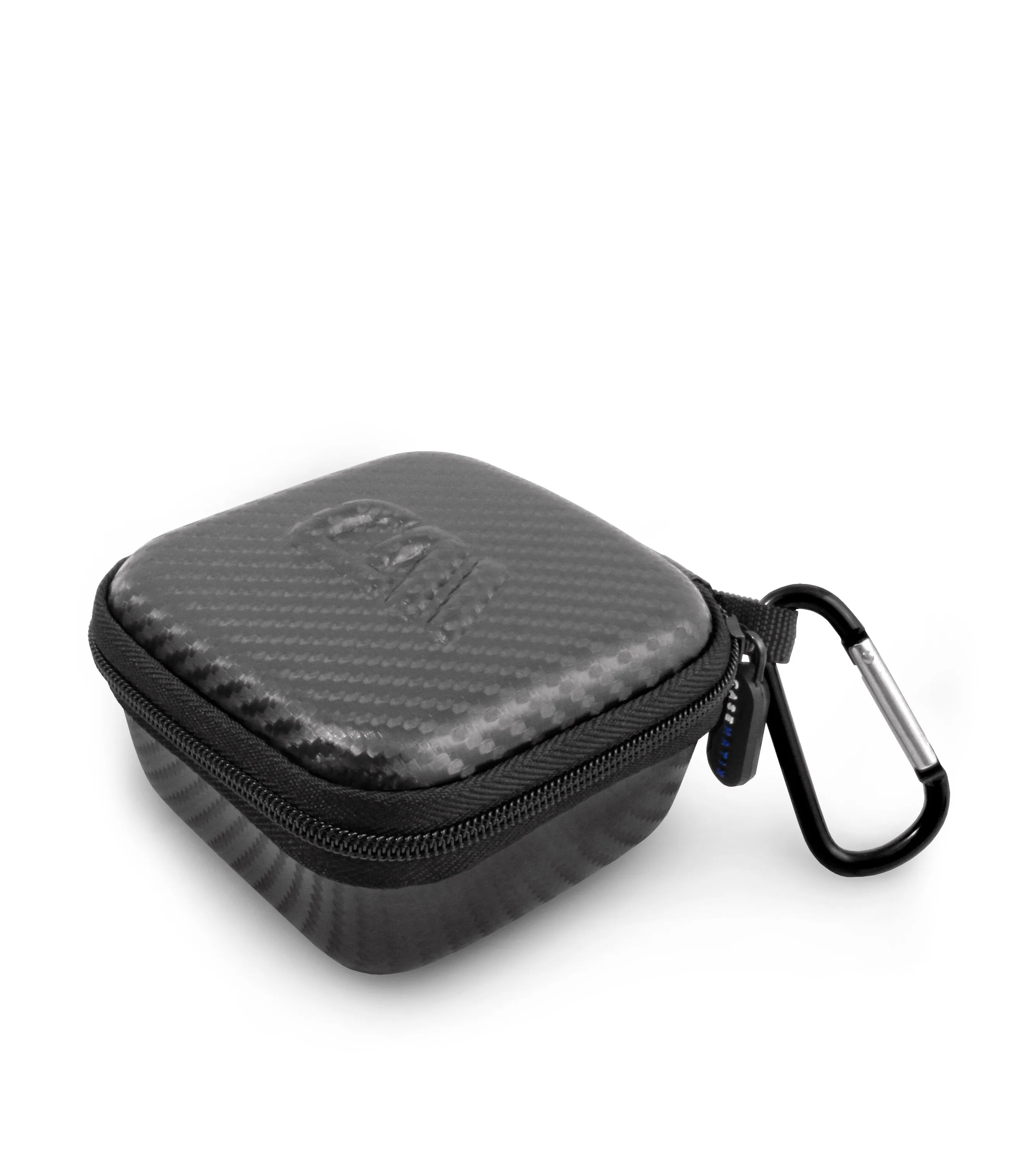 CASEMATIX Hard Shell Travel Case Compatible with Bitzee Interactive Digital Pet -Carry Case Only with Carabiner - Black