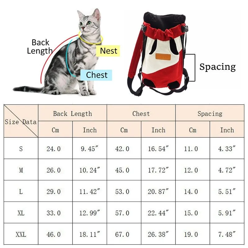 Cat and Dog Pet Carrier and Travel Backpack
