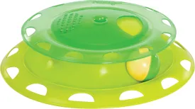 Catstages Catnip Chaser Track  Interactive Cat Toy with Catnip for Batting, Swatting, and Mental Stimulation, Green