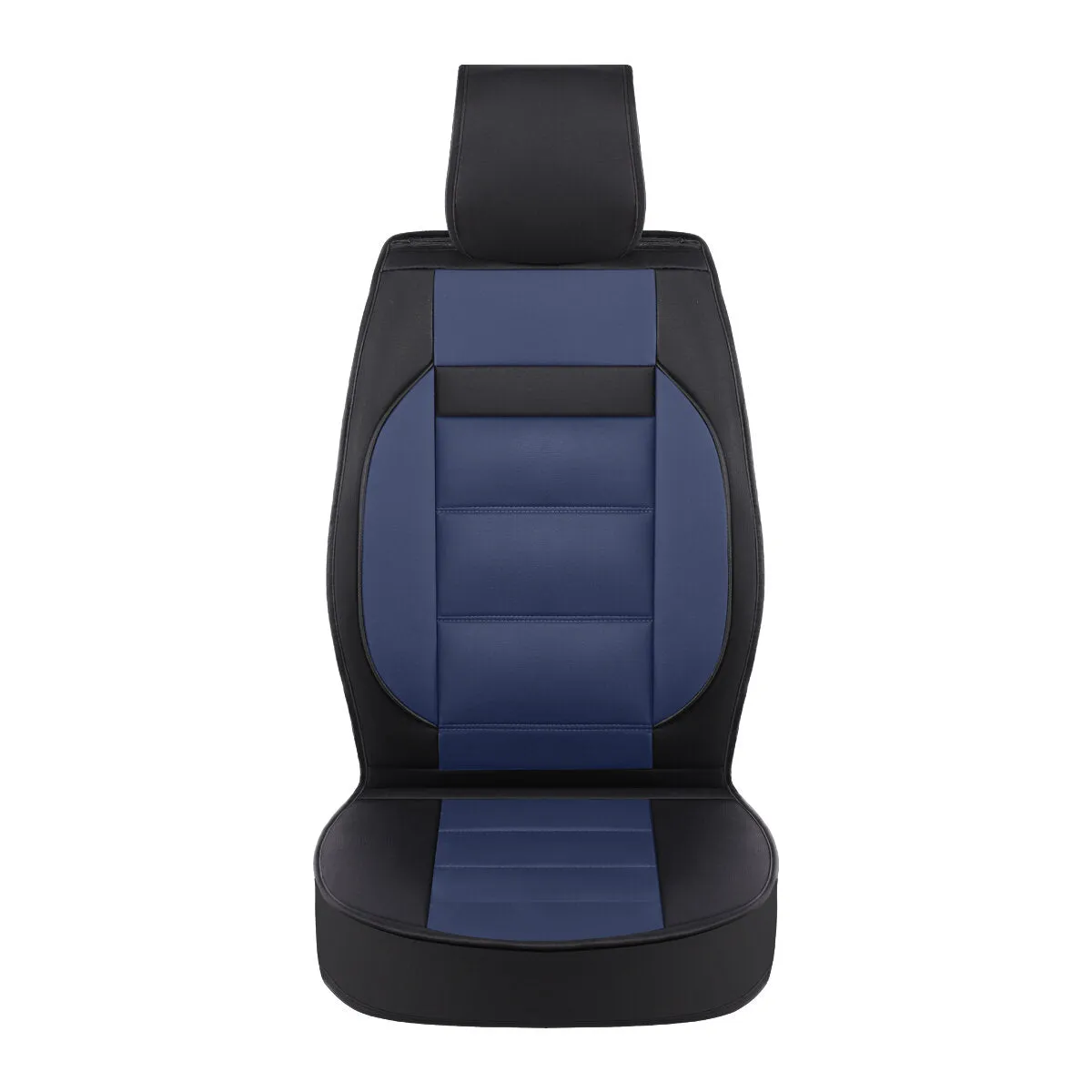 Deluxe 5D Universal PU Leather Car Seat Cover - Non-slip Full Cushion Protector Mat, 1 Piece