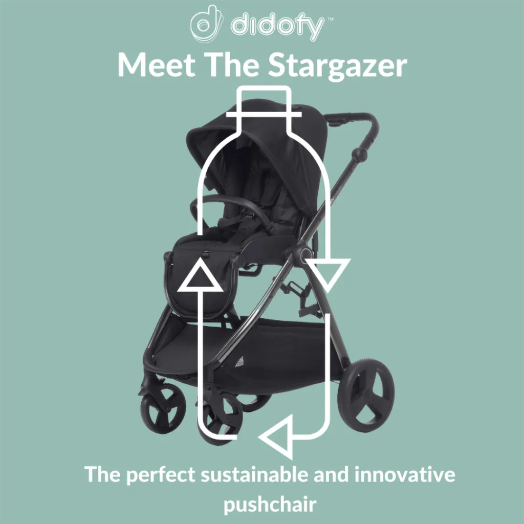 DIDOFY Stargazer 11-piece Travel System Bundles - Black