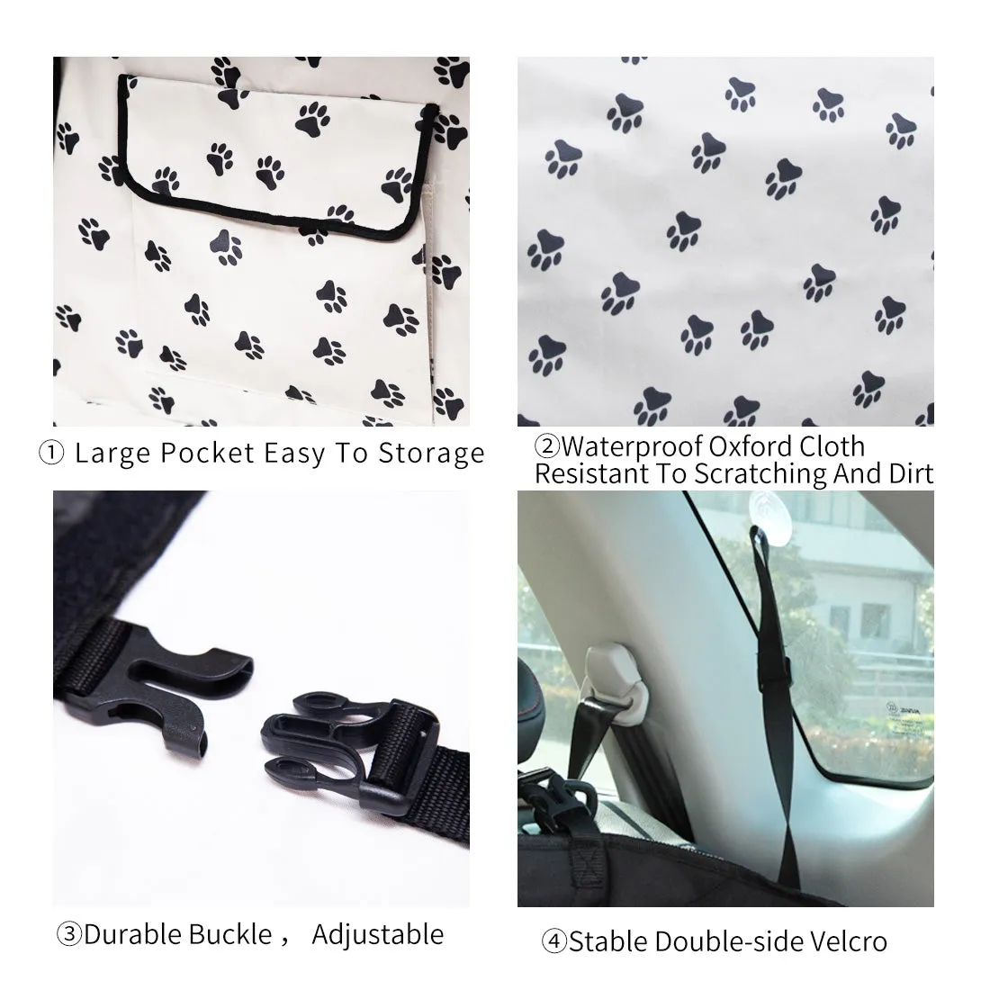 Dog Trunk Boot Back Seat Cover Pet Non-slip Pad Mat Liner Protector Waterproof