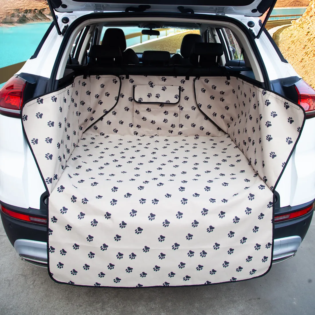 Dog Trunk Boot Back Seat Cover Pet Non-slip Pad Mat Liner Protector Waterproof