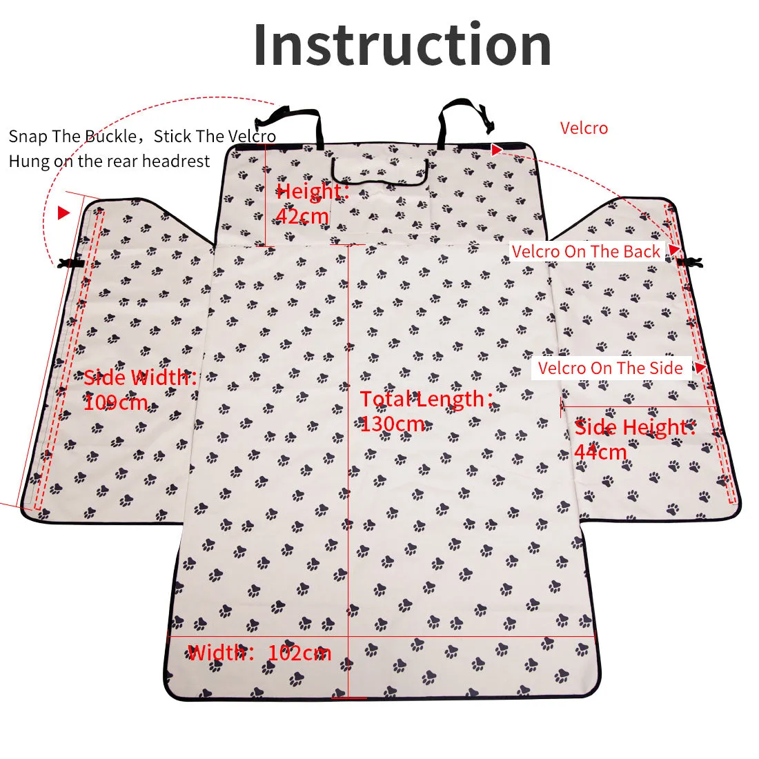 Dog Trunk Boot Back Seat Cover Pet Non-slip Pad Mat Liner Protector Waterproof