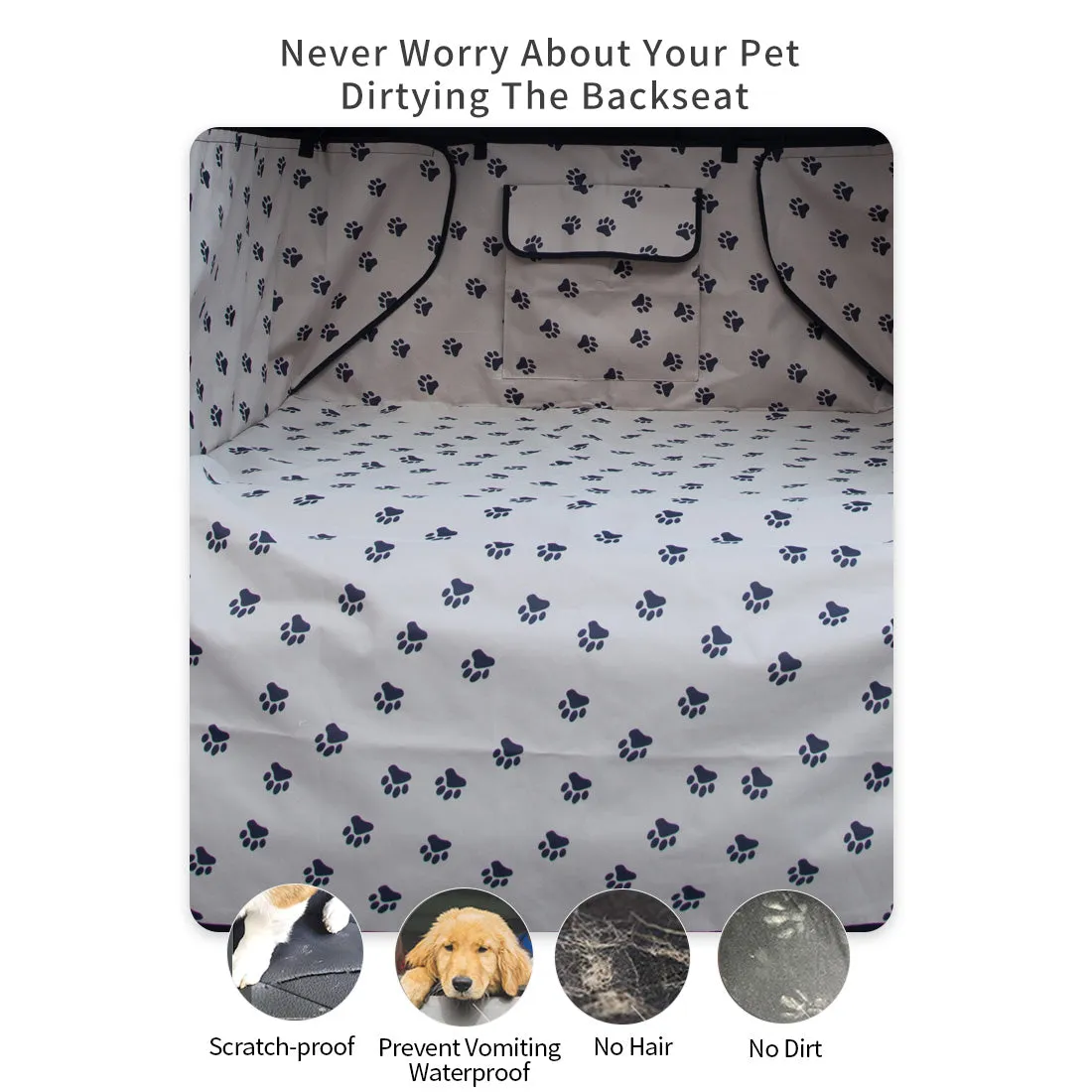 Dog Trunk Boot Back Seat Cover Pet Non-slip Pad Mat Liner Protector Waterproof
