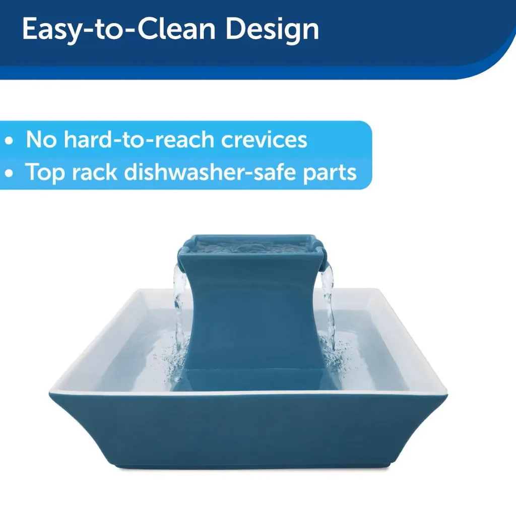 Drinkwell Pagoda Ceramic Pet Water Fountain