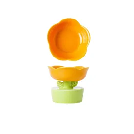 Flower Pet Food Bowl