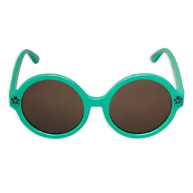 Green Round Sunglasses by Mini Rodini