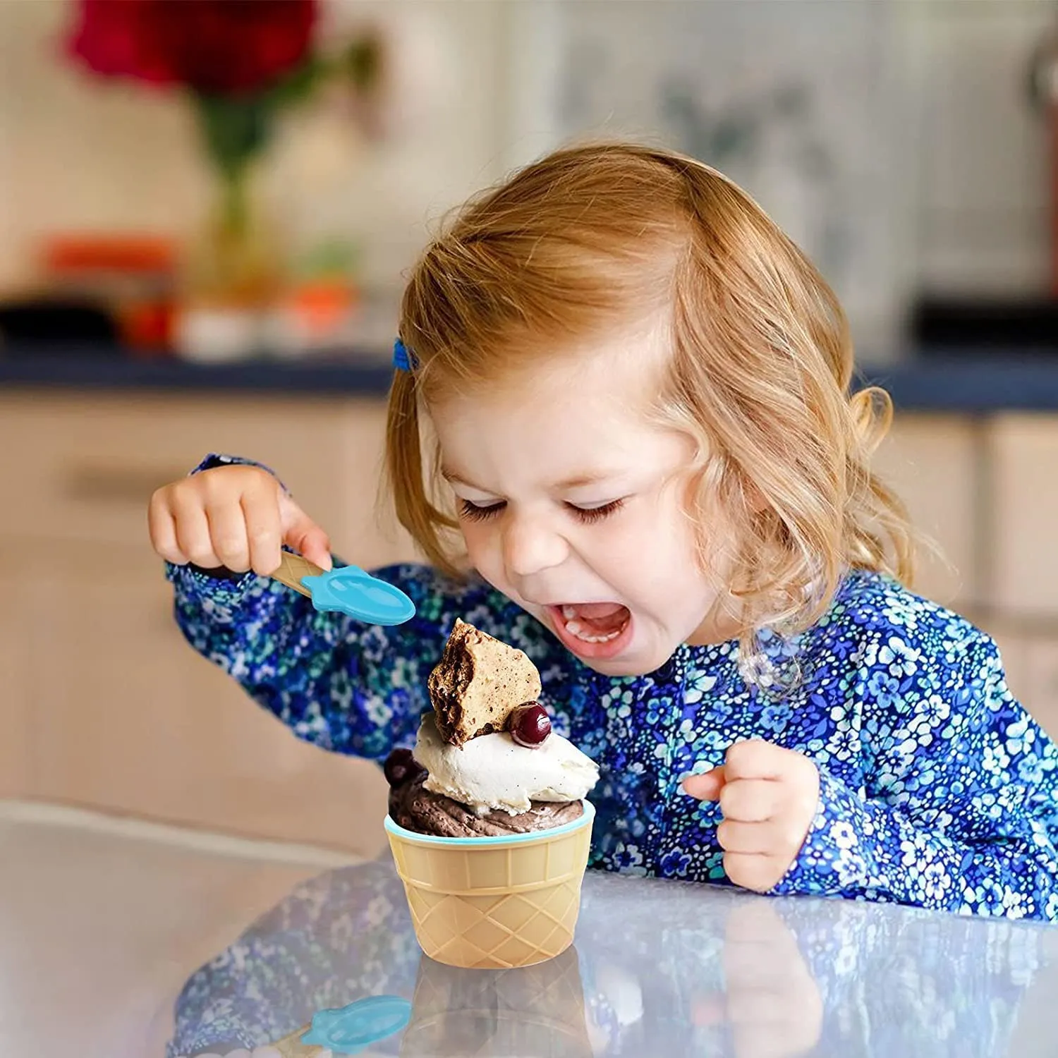 Ice Cream Sundae Bowl Set