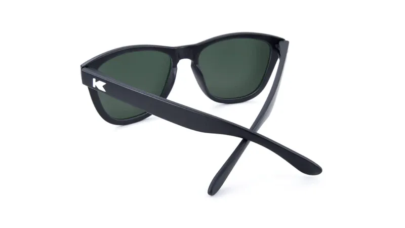 Knockaround Black/ Green Moonshine Premium Polarized Sunglasses