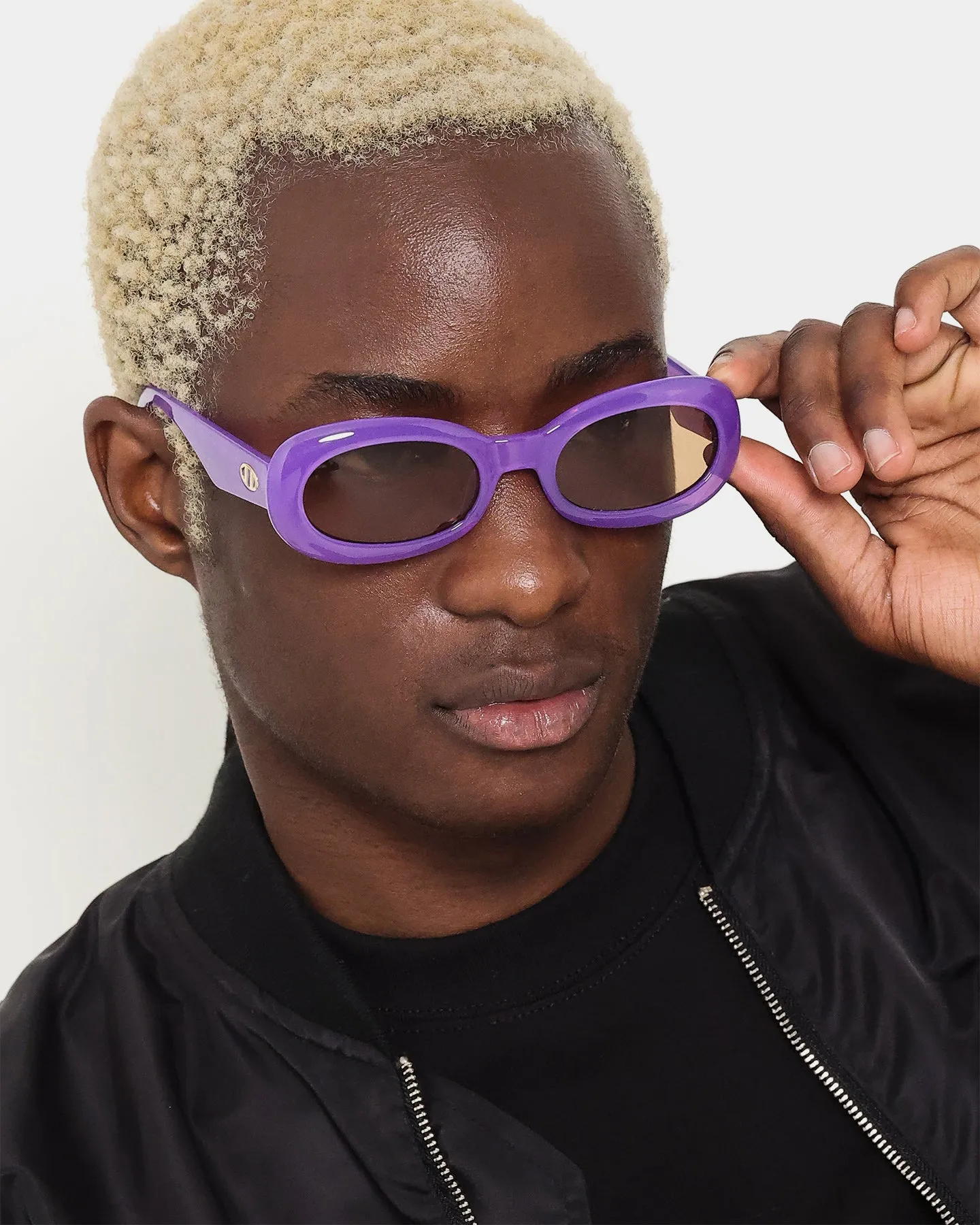 Le Specs Outta Trash Sunglasses Purple