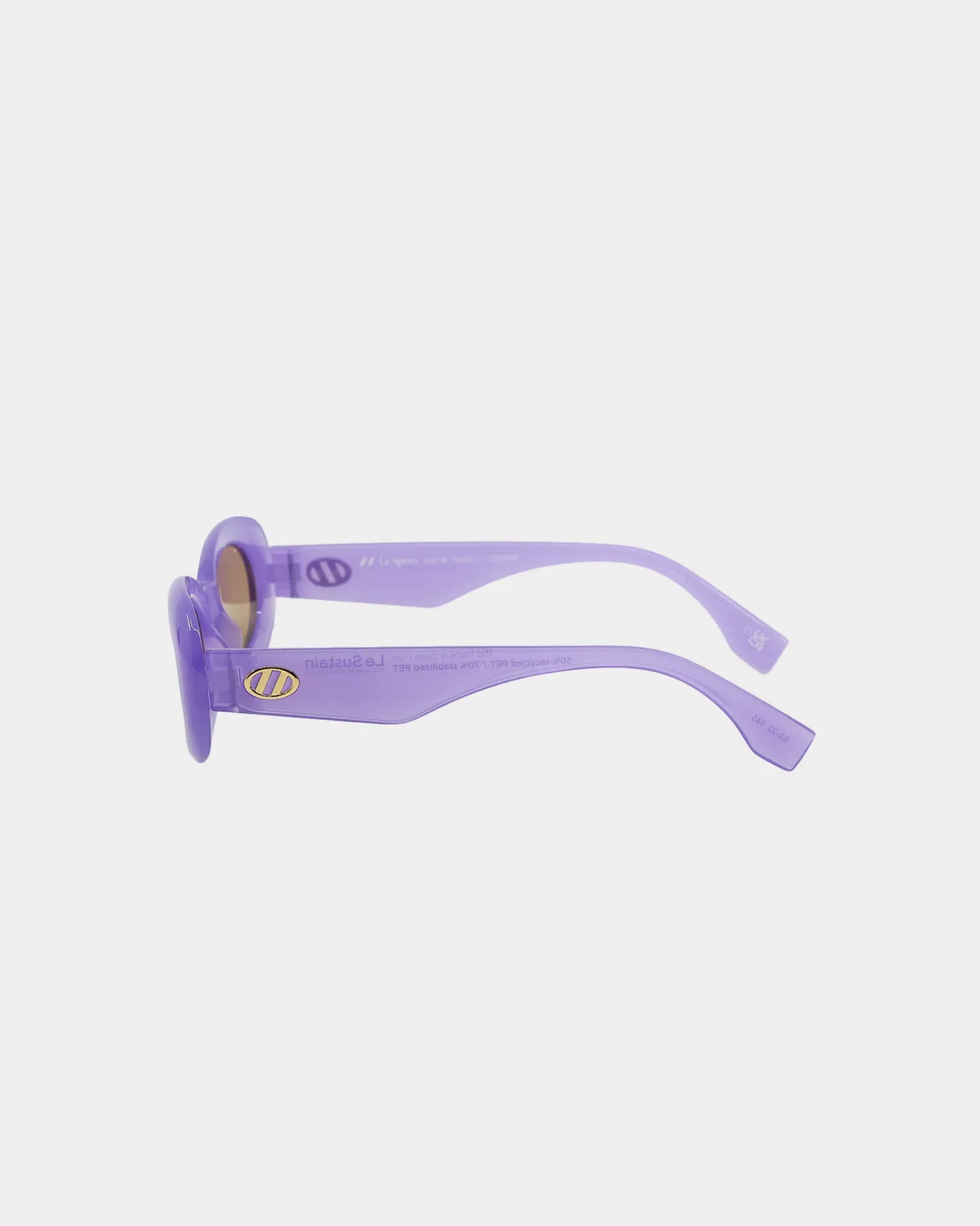 Le Specs Outta Trash Sunglasses Purple