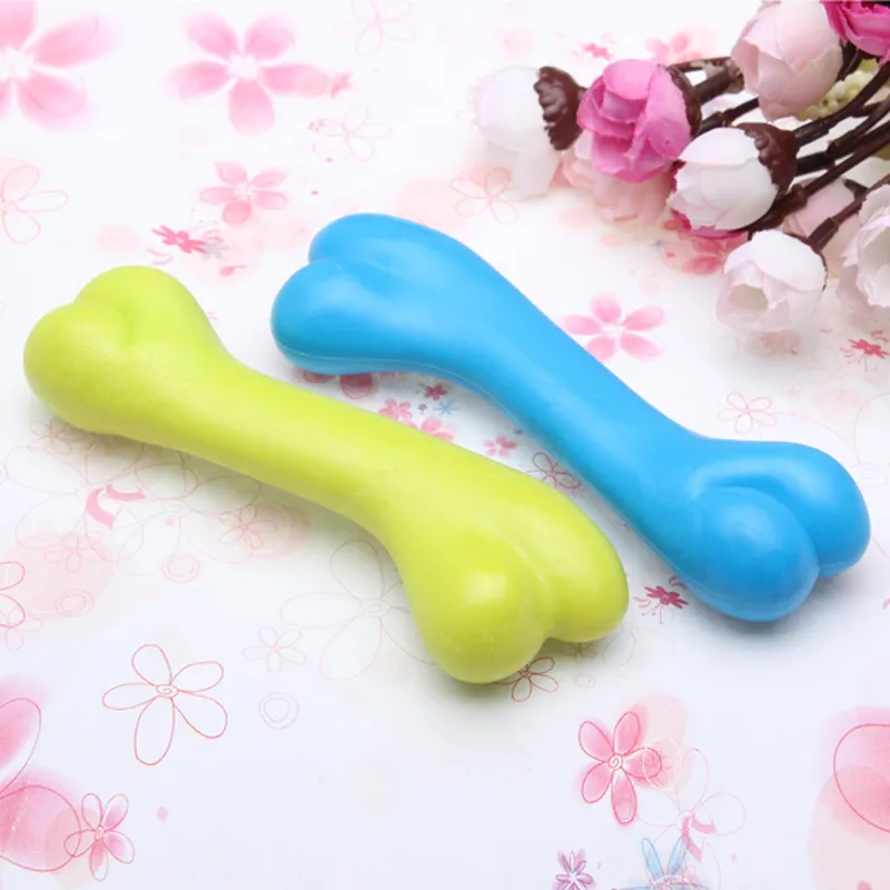 Molar Teeth Rubber Small Bone Chew Toy for Pets Dogs Cats