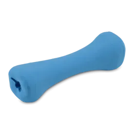 Natural Rubber Dog Chew Bone - Blue Size Small