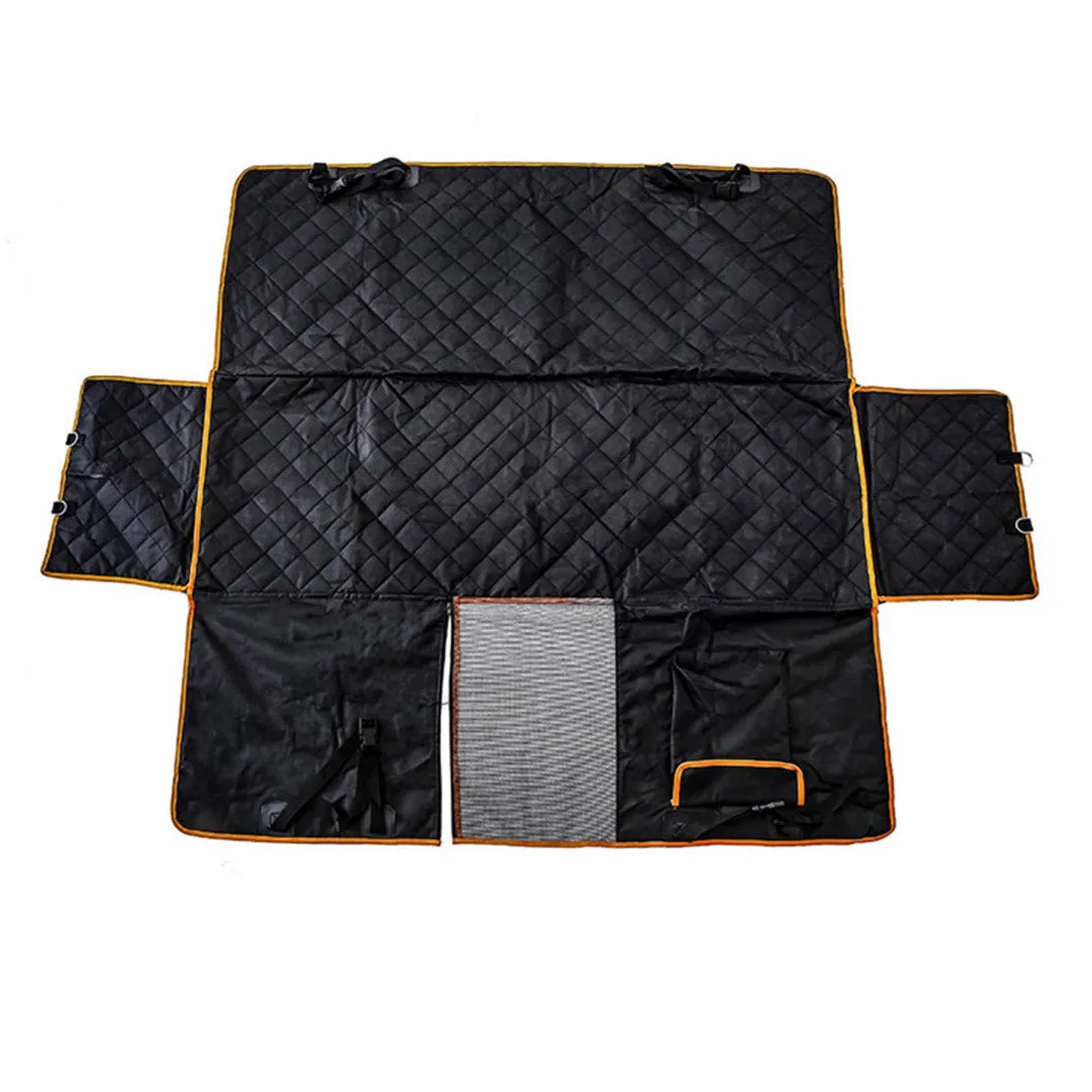 NNEAGS 600D Oxford Cloth Waterproof Dog Car Cover Back Seat Protector Hammock Pet Mat Black