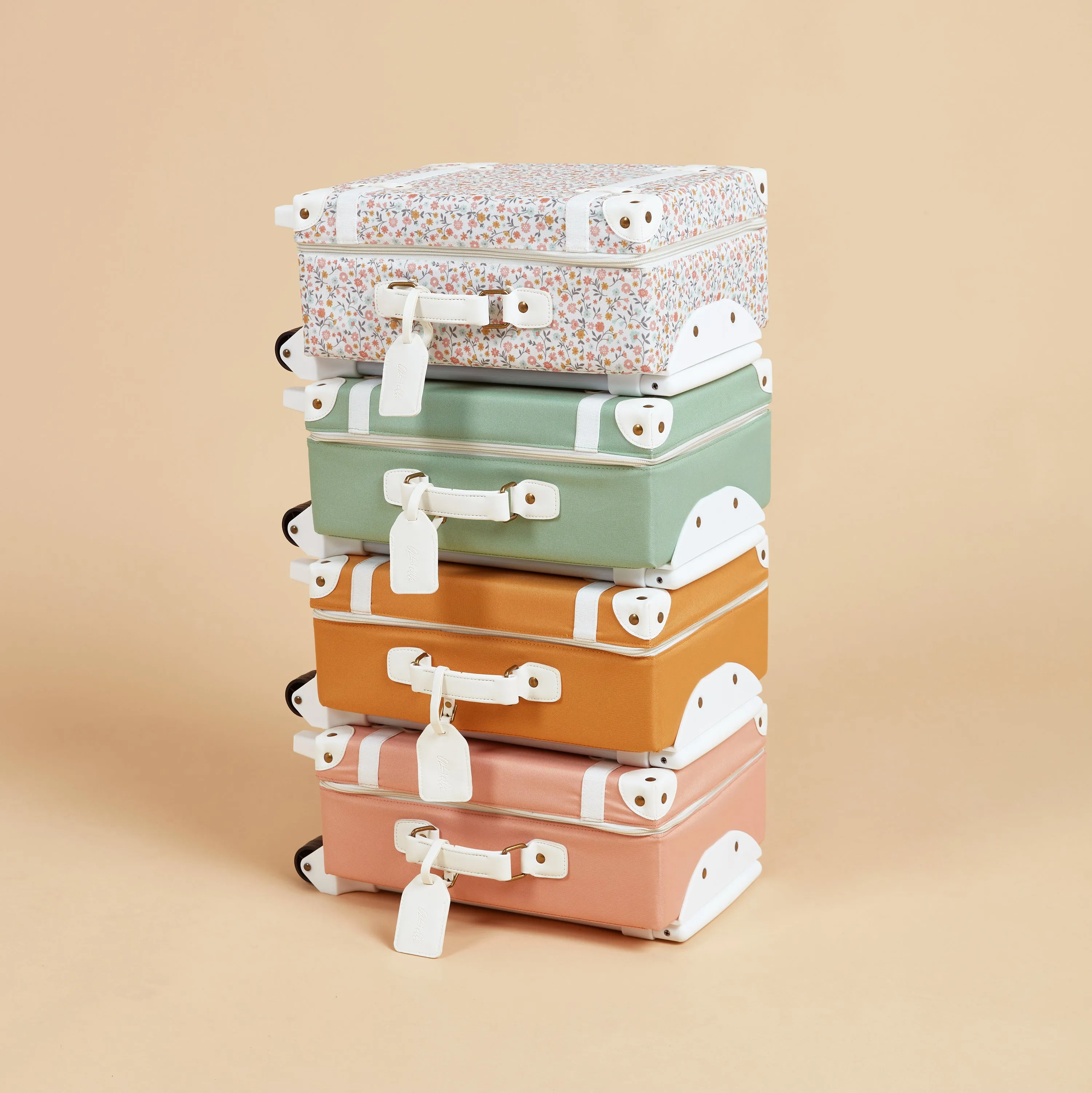 Olli Ella See-ya Suitcase - Prairie Floral