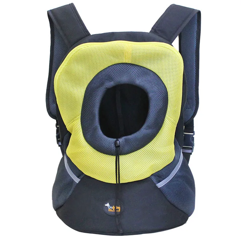 Pet Carrier Backpack Adjustable Dog Puppy Cat Front Carrier Head Out