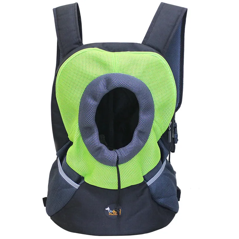 Pet Carrier Backpack Adjustable Dog Puppy Cat Front Carrier Head Out