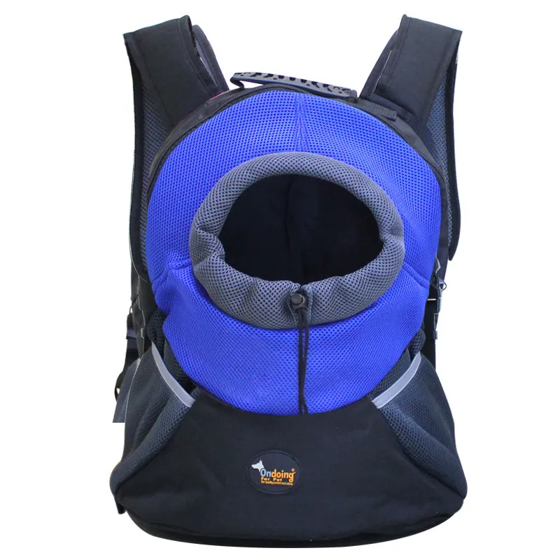 Pet Carrier Backpack Adjustable Dog Puppy Cat Front Carrier Head Out