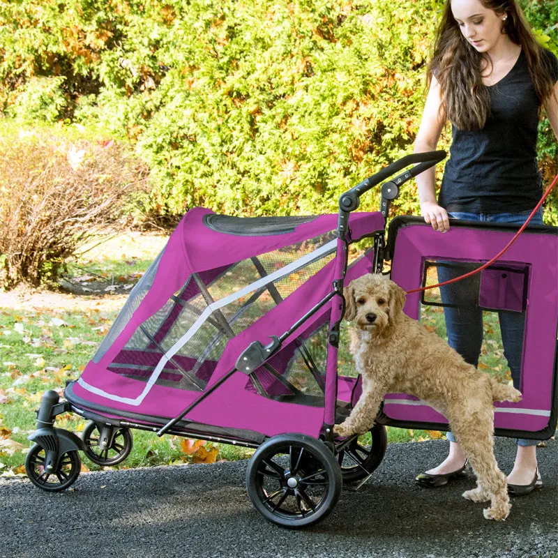 Pet Gear, Expedition NO-ZIP Dog Stroller - Cap. 150 lbs.