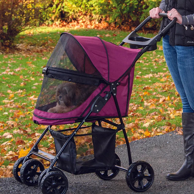 Pet Gear, Happy Trails Lite NO-ZIP Dog Stroller - Cap. 25 lbs.