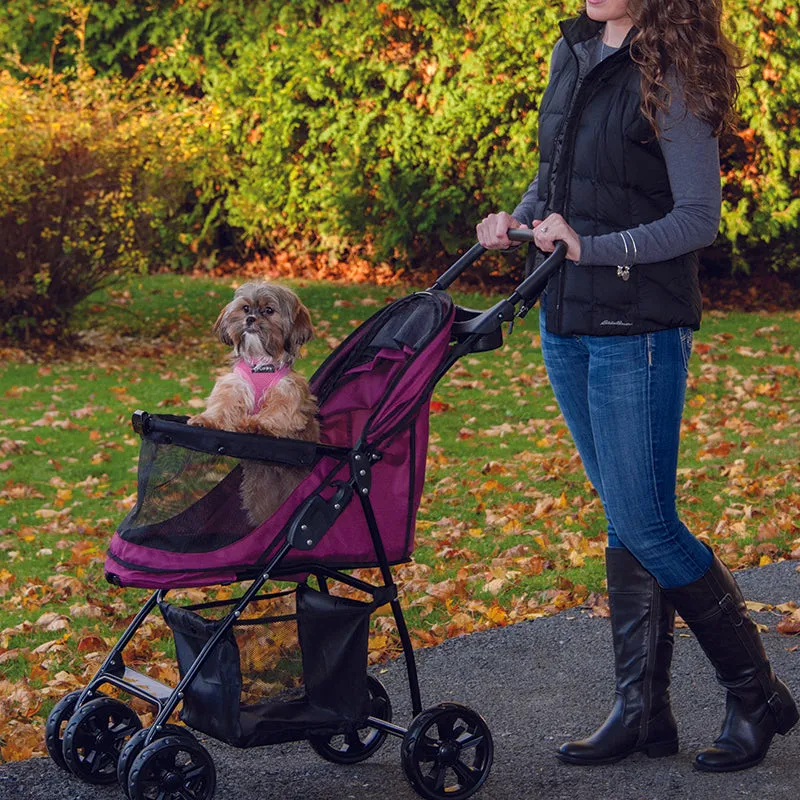 Pet Gear, Happy Trails Lite NO-ZIP Dog Stroller - Cap. 25 lbs.