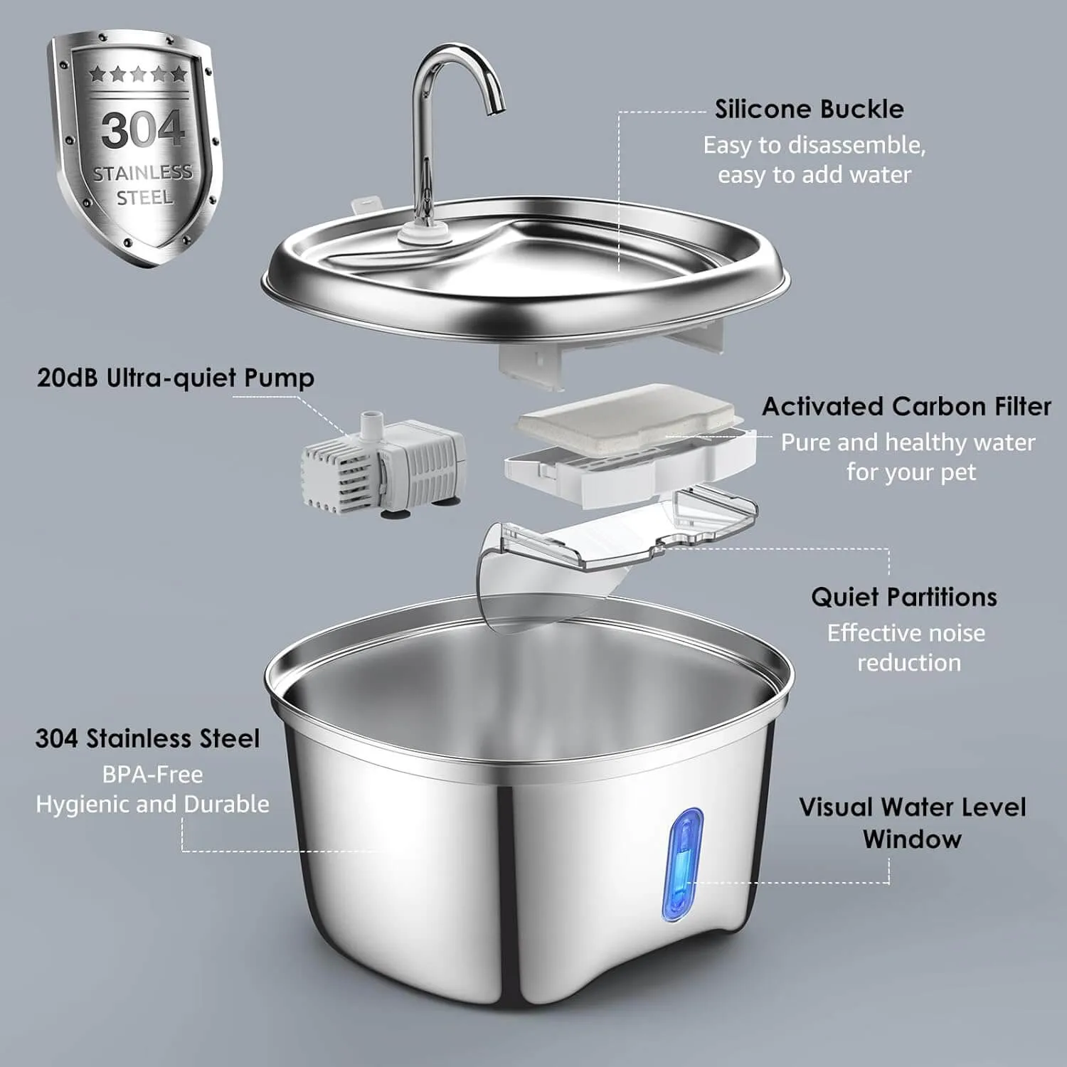 Pet Water Fountain