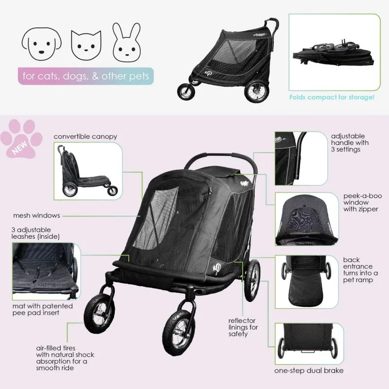 Petique, Apollo Dog Stroller - Cap. 133 lbs.