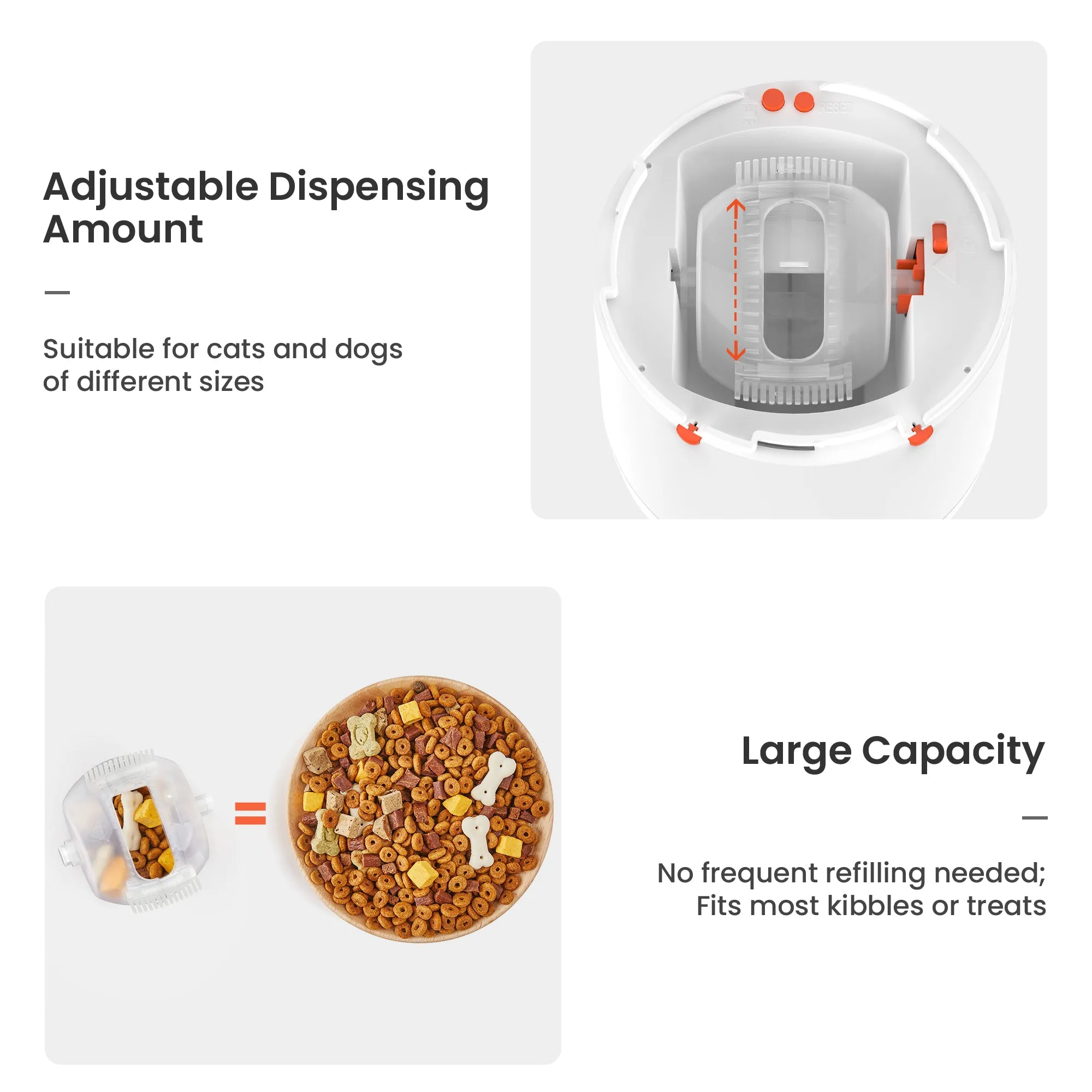 Potaroma Dog Puzzle Feeder Toy, Automatic Rechargeable Treat Dispenser
