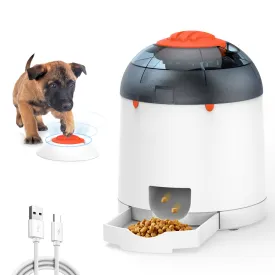 Potaroma Dog Puzzle Feeder Toy, Automatic Rechargeable Treat Dispenser