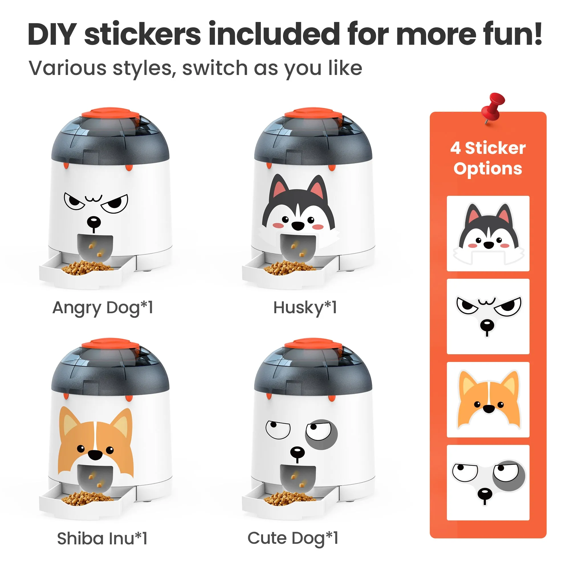 Potaroma Dog Puzzle Feeder Toy, Automatic Rechargeable Treat Dispenser