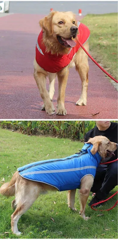 Reflective Waterproof Winter Dog Jacket for Large Breeds