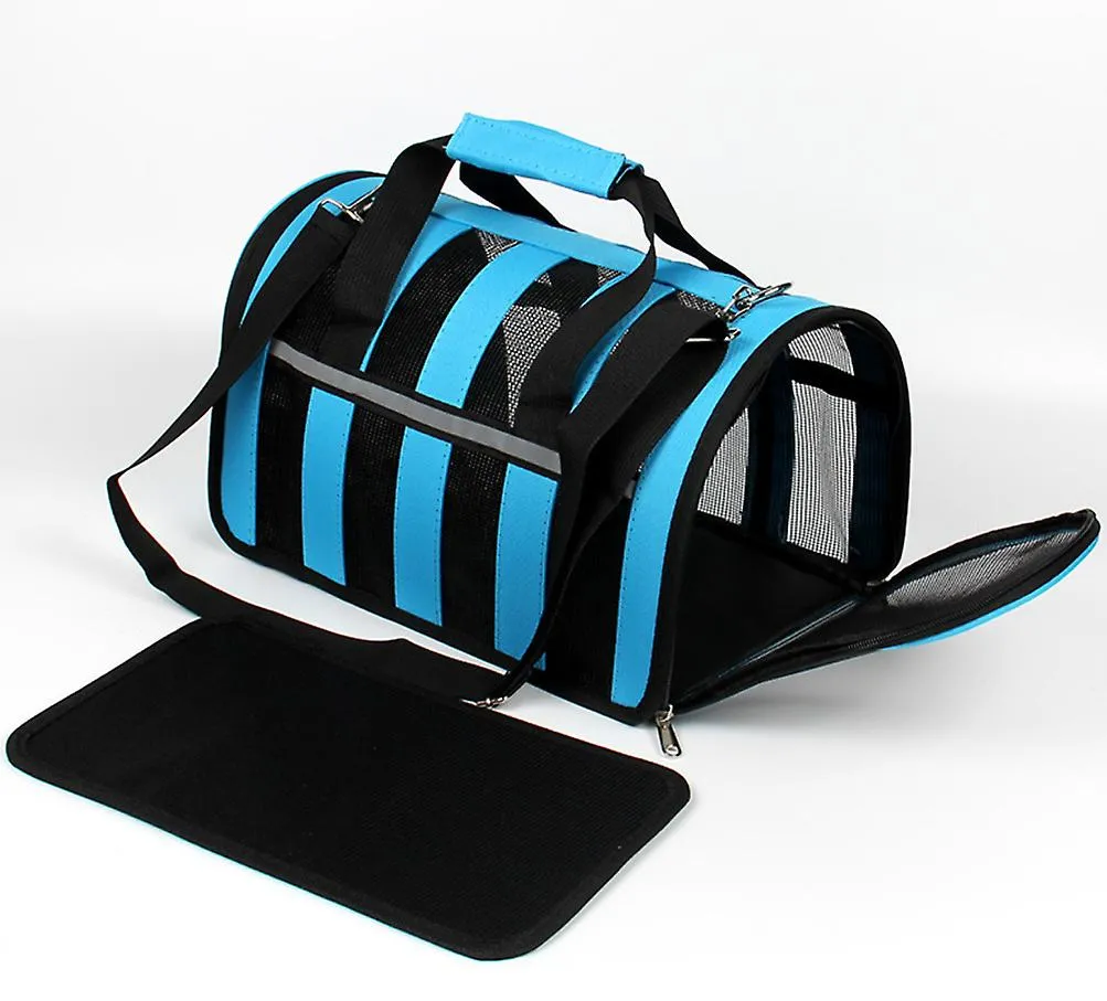 S 36*24*23cm red Portable pet outdoor mesh breathable backpack AZ15210