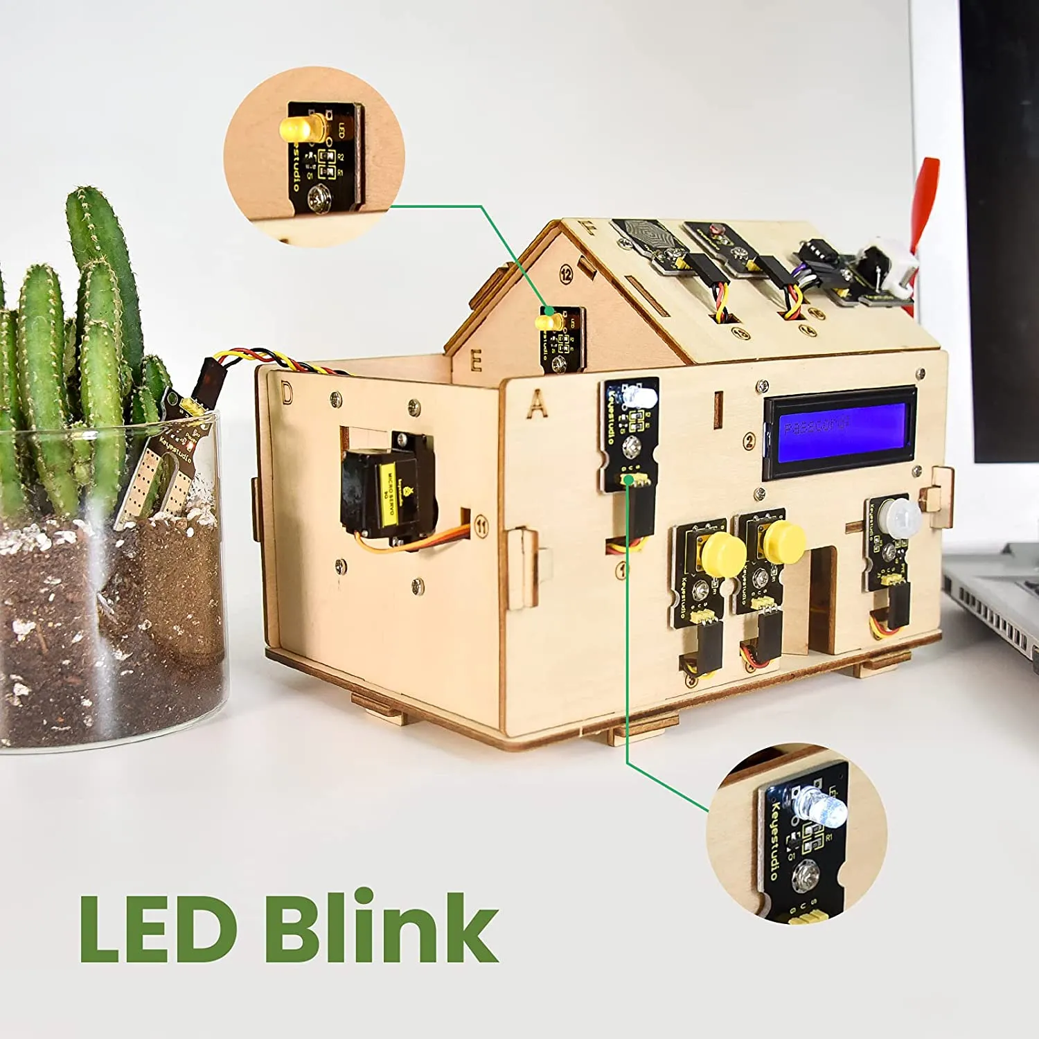 Smart Home Starter DIY Kit for Uno R3 With Tutorial & Sample Codes KS0085