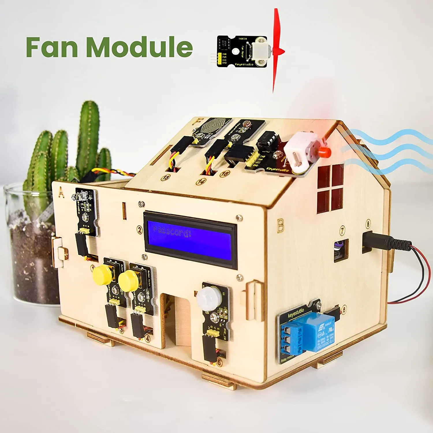 Smart Home Starter DIY Kit for Uno R3 With Tutorial & Sample Codes KS0085