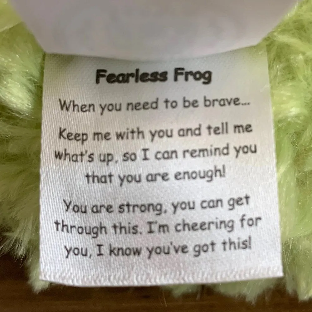 Stuffed Animal Fearless Frog