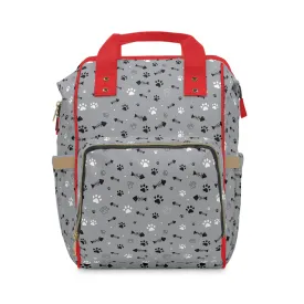 Stylish Pet-Themed Multifunctional Diaper Backpack - Perfect for Pet Parents! 🐾👜🐶