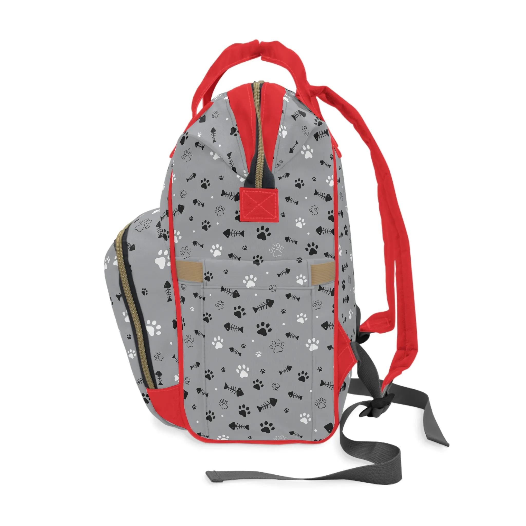 Stylish Pet-Themed Multifunctional Diaper Backpack - Perfect for Pet Parents! 🐾👜🐶