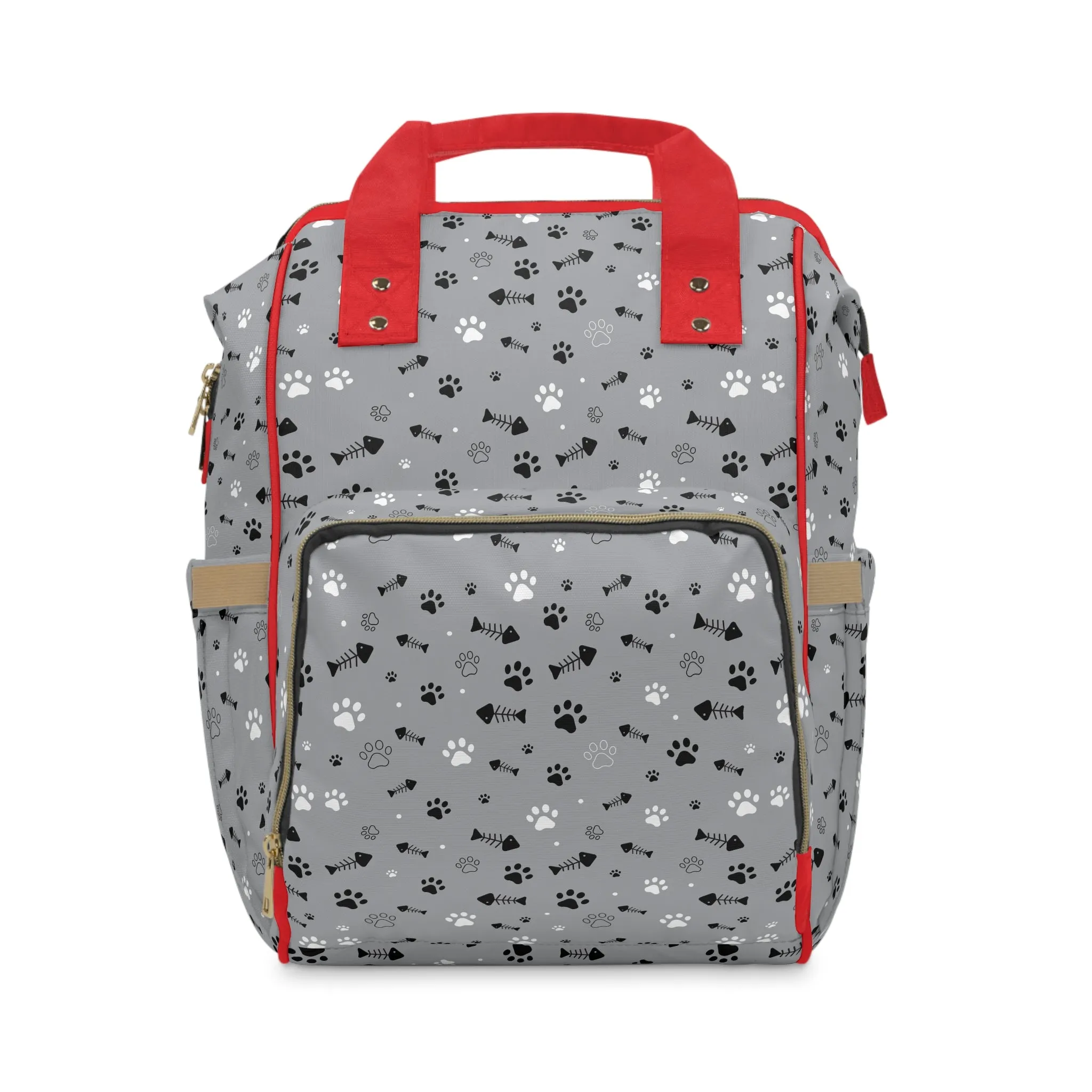 Stylish Pet-Themed Multifunctional Diaper Backpack - Perfect for Pet Parents! 🐾👜🐶