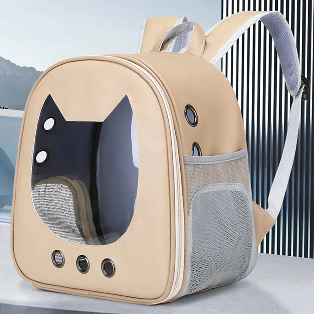 Transparent Pet Travel Backpack