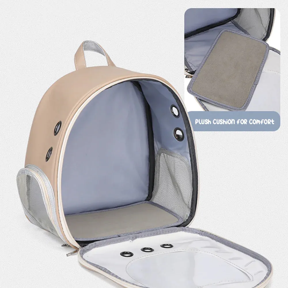 Transparent Pet Travel Backpack
