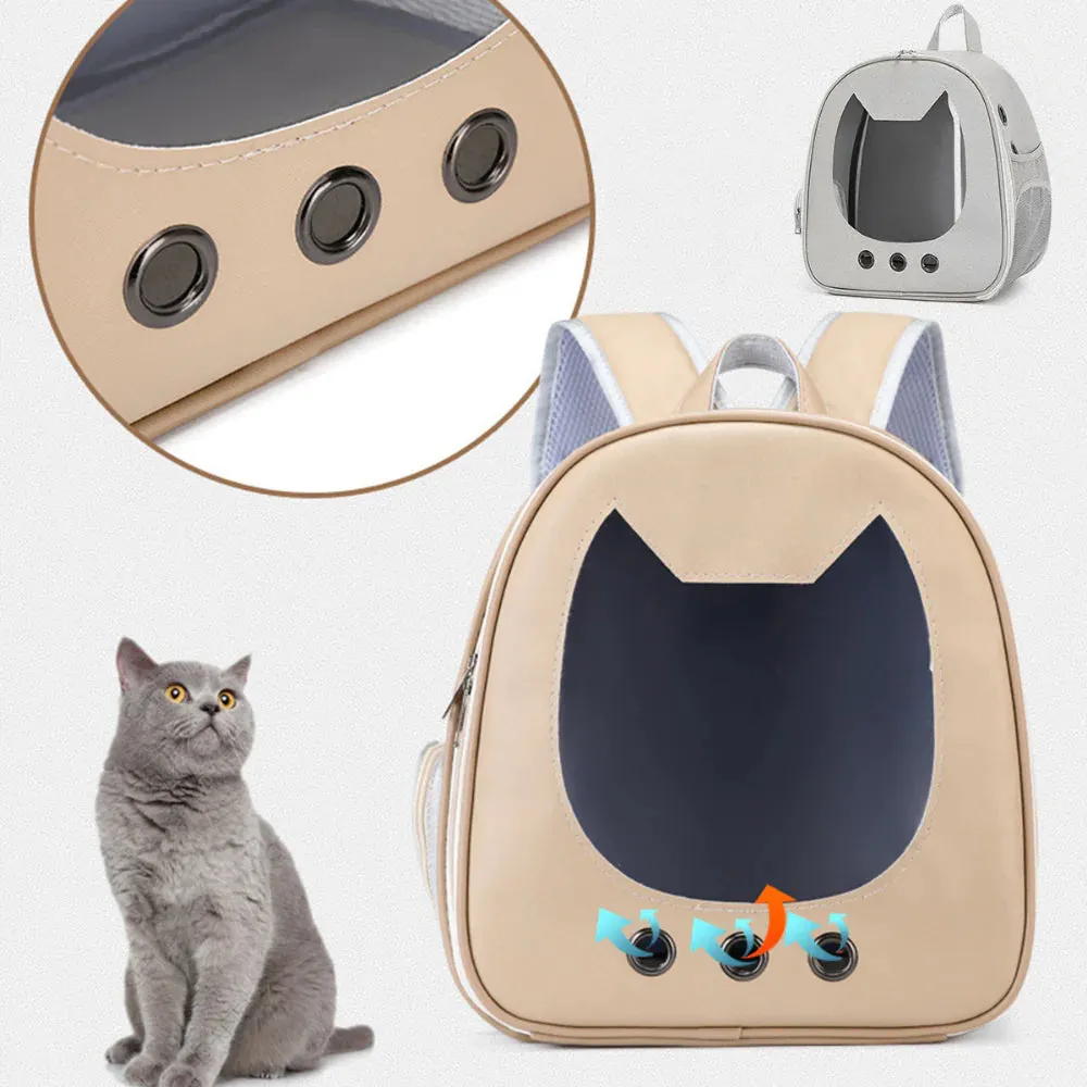 Transparent Pet Travel Backpack
