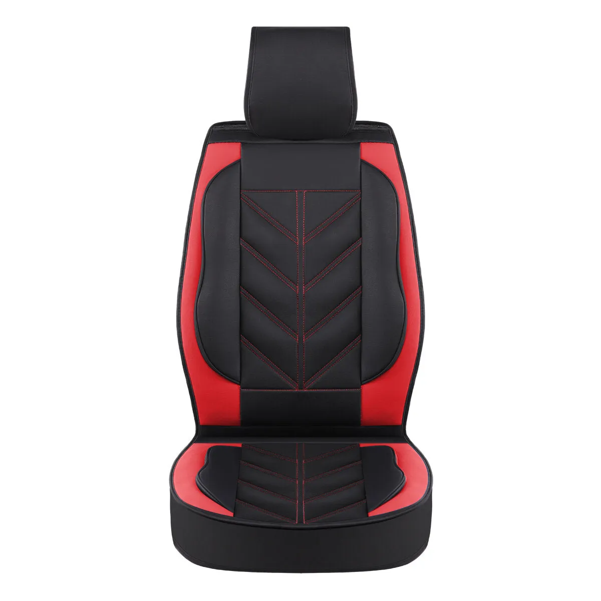 Universal PU Leather Car Seat Cover - Non-slip Full Cushion Protector Mat, 1PCS