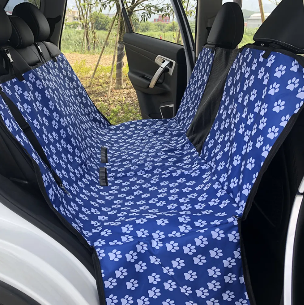 Waterproof Pet Car Seat Cover Black or Blue